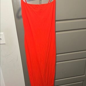 Fits Everybody Maxi Dress ~ SKIMS (shade: Poppy)
